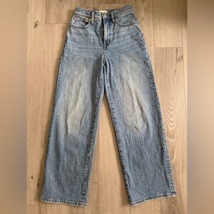 Madewell The Perfect Vintage Wide Leg Jean size 25